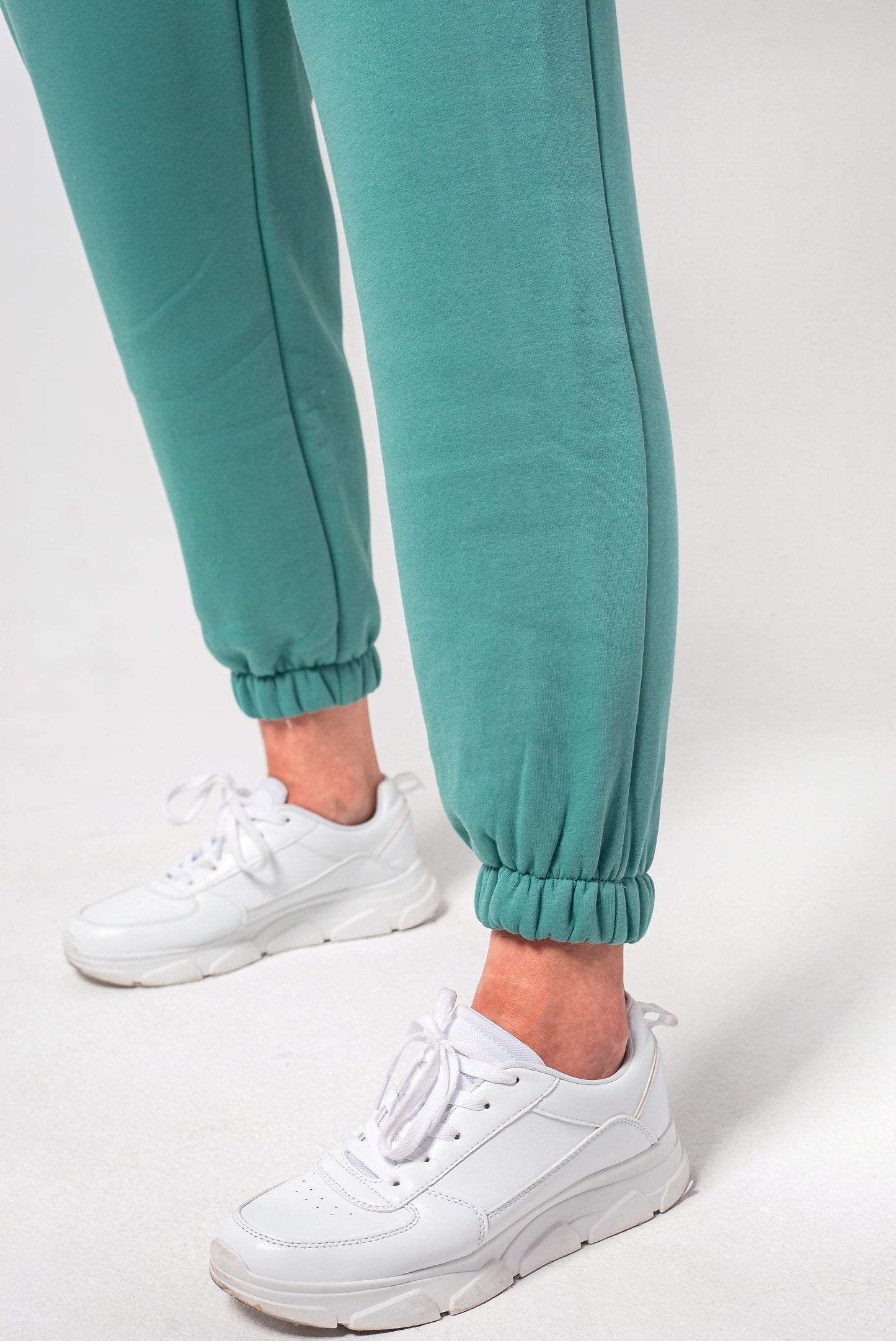 Anzug warm Damen Hoodie+Hose sattes grün