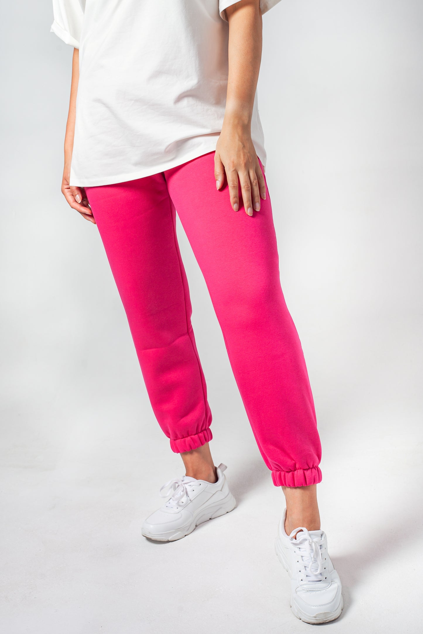 Anzug warm Damen Hoodie+Hose rose