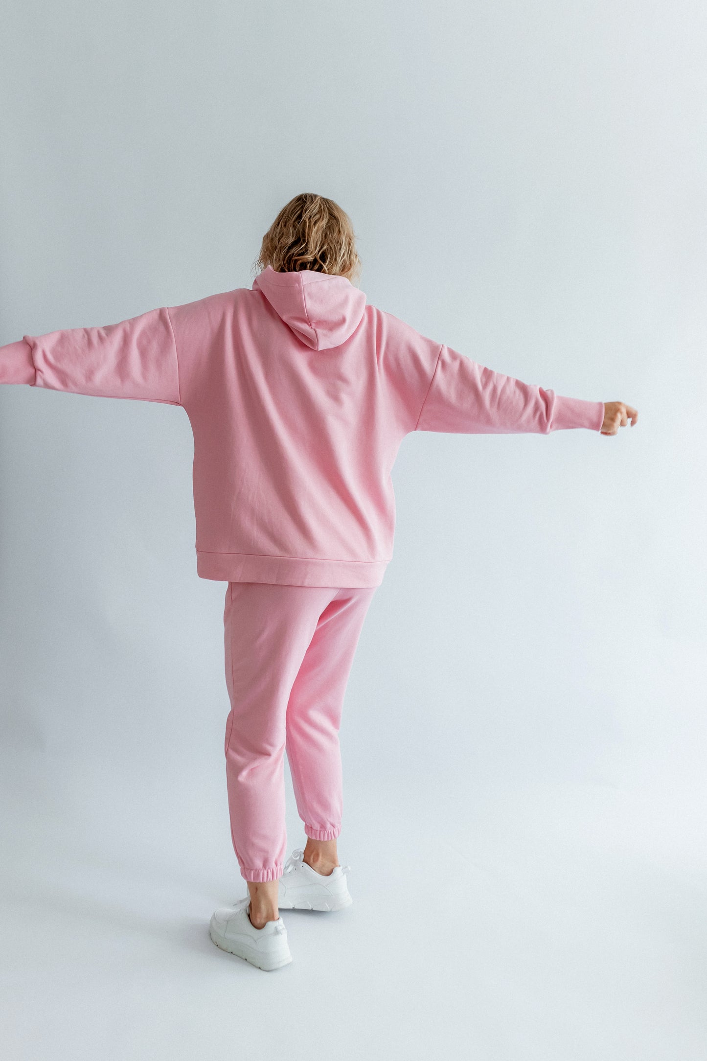 Sportanzug Damen Hoodie+Hose Rose