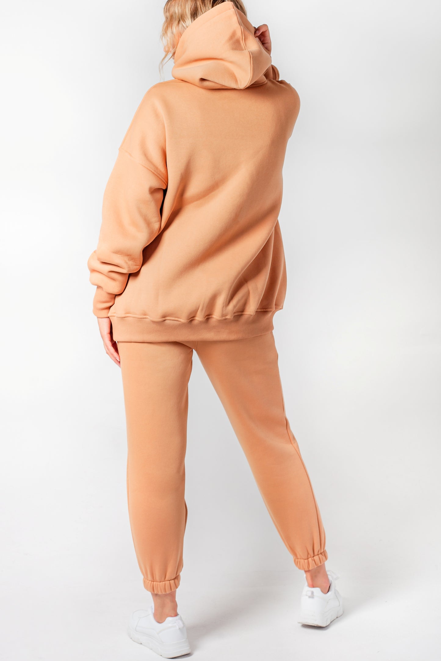 Anzug warm Damen Hoodie+Hose sand