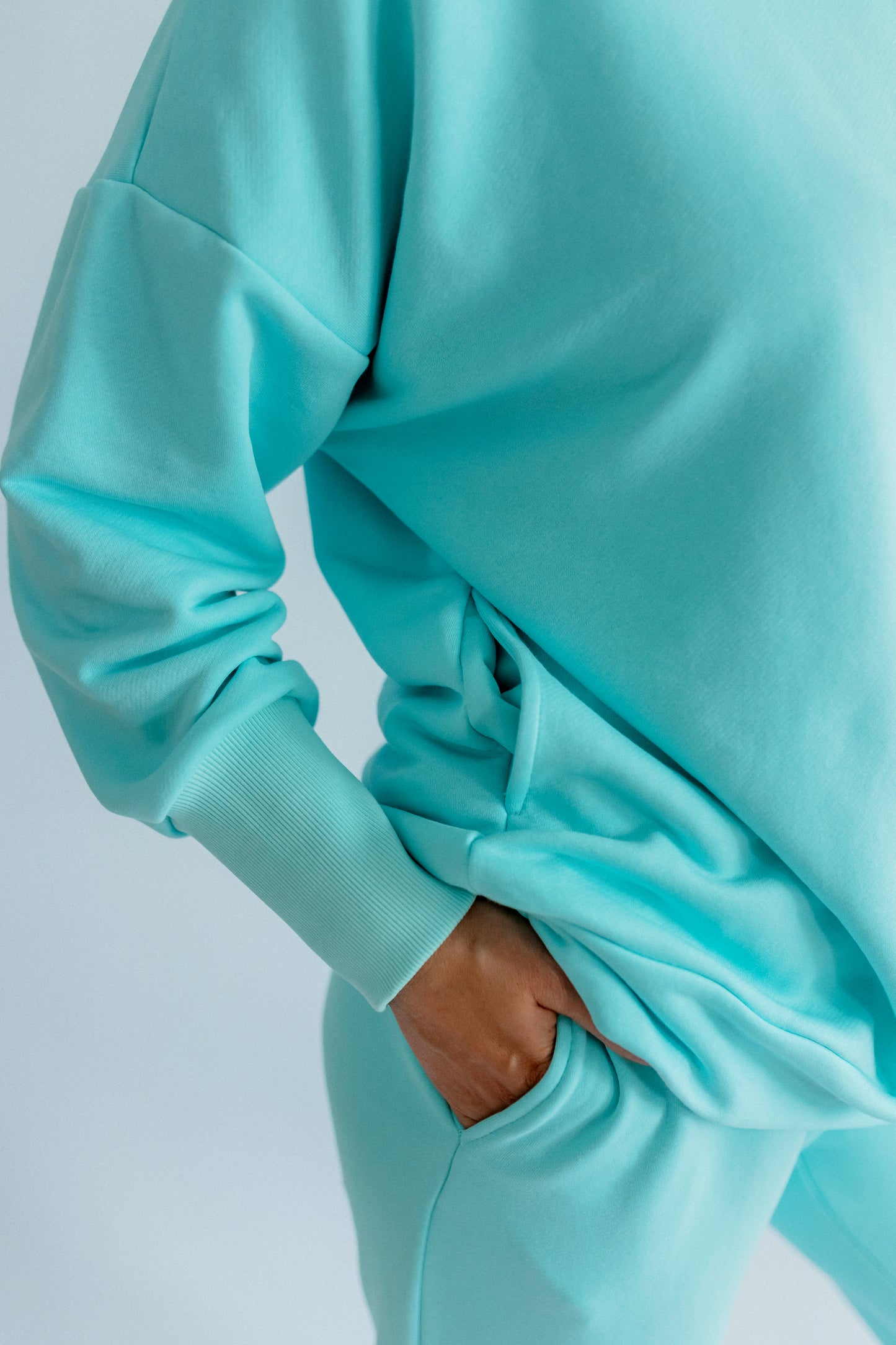 Sportanzug Damen Hoodie+Hose Minze