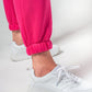 Anzug warm Damen Hoodie+Hose rose