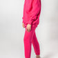 Anzug warm Damen Hoodie+Hose rose