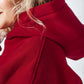 Anzug warm Damen Hoodie+Hose rot