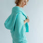 Sportanzug Damen Hoodie+Hose Minze