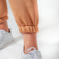 Anzug warm Damen Hoodie+Hose sand