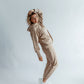 Pullover Oversize Beige Damen Baumwolle