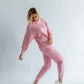 Sportanzug Damen Hoodie+Hose Rose