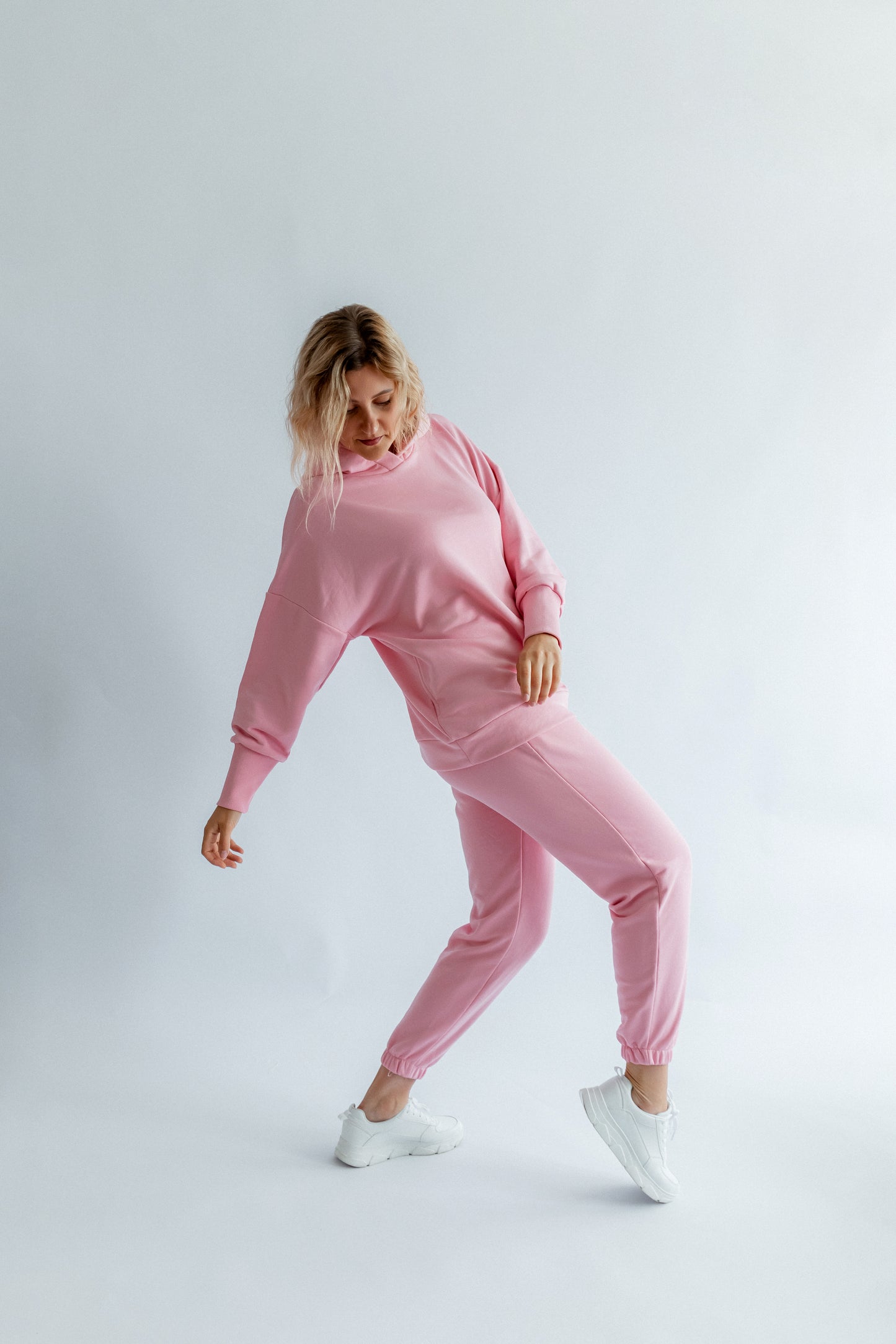 Sportanzug Damen Hoodie+Hose Rose