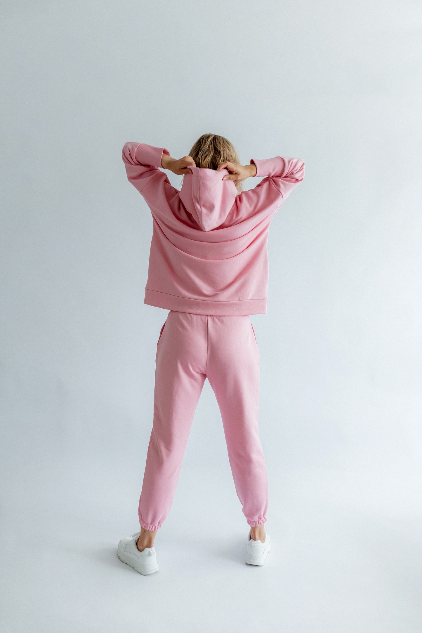 Sportanzug Damen Hoodie+Hose Rose