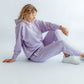 Sportanzug Damen Hoodie+Hose Lila