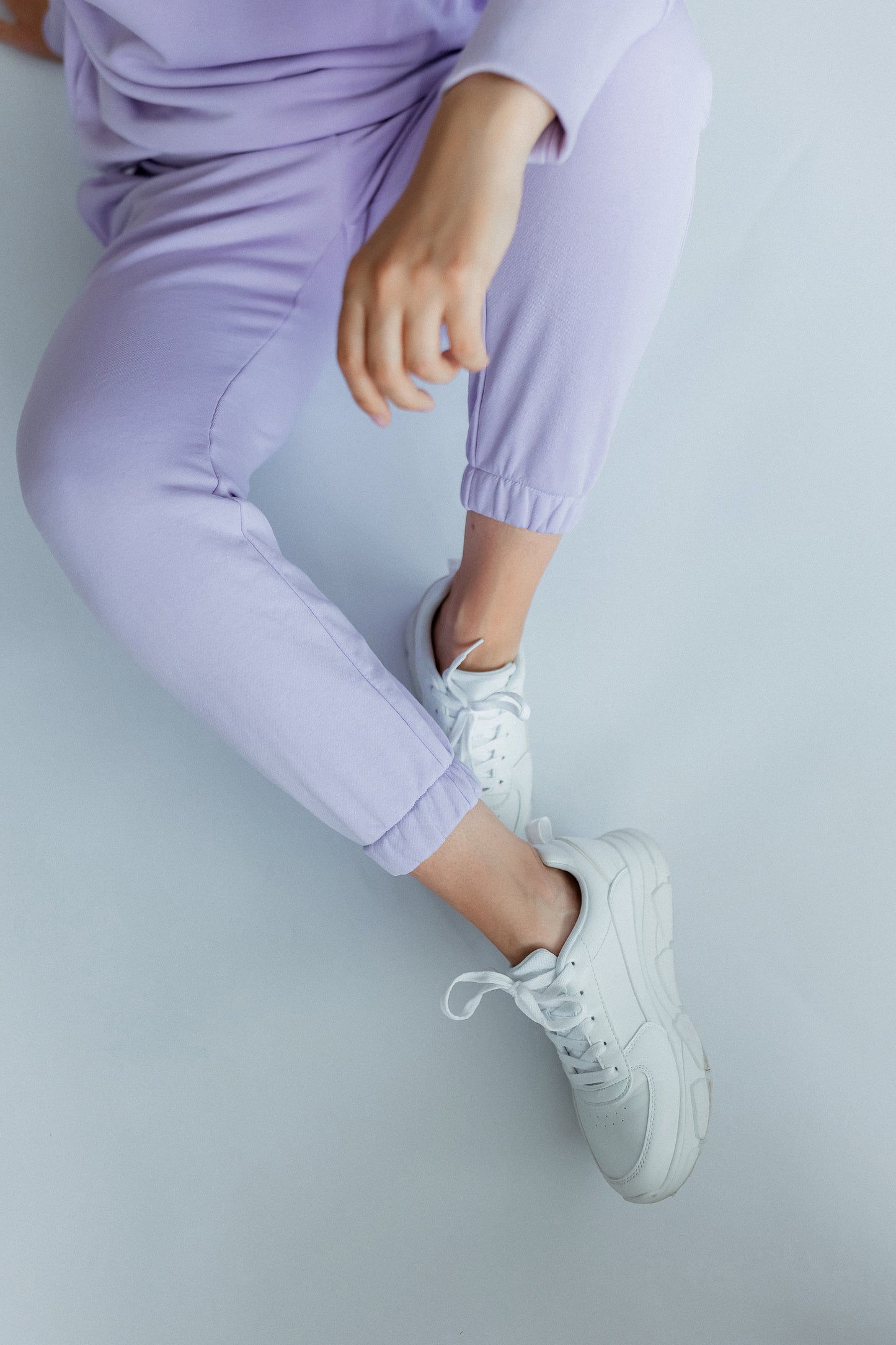 Sportanzug Damen Hoodie+Hose Lila