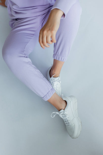 Sportanzug Damen Hoodie+Hose Lila