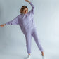 Sportanzug Damen Hoodie+Hose Lila