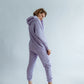 Sportanzug Damen Hoodie+Hose Lila