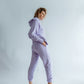 Sportanzug Damen Hoodie+Hose Lila