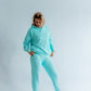 Sportanzug Damen Hoodie+Hose Minze